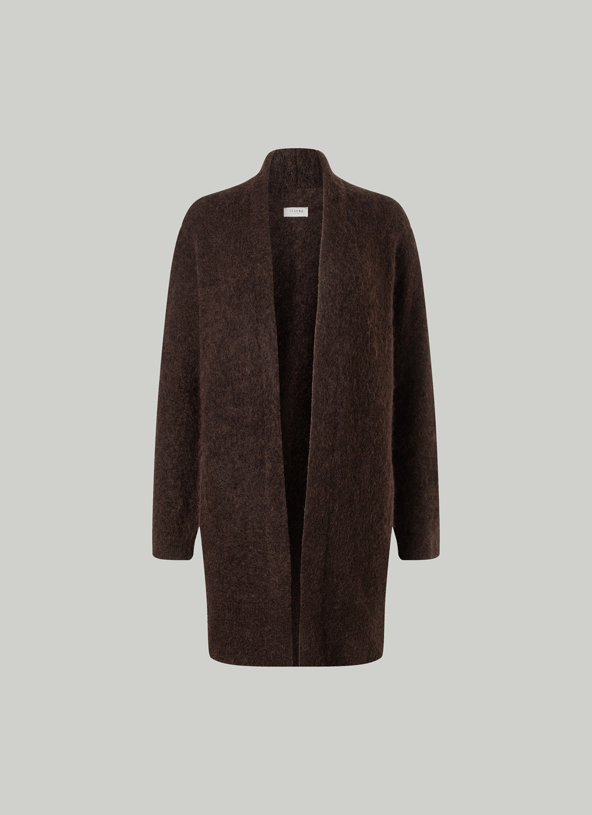 Strickjacke 1/1 Arm, Dark Coffee 