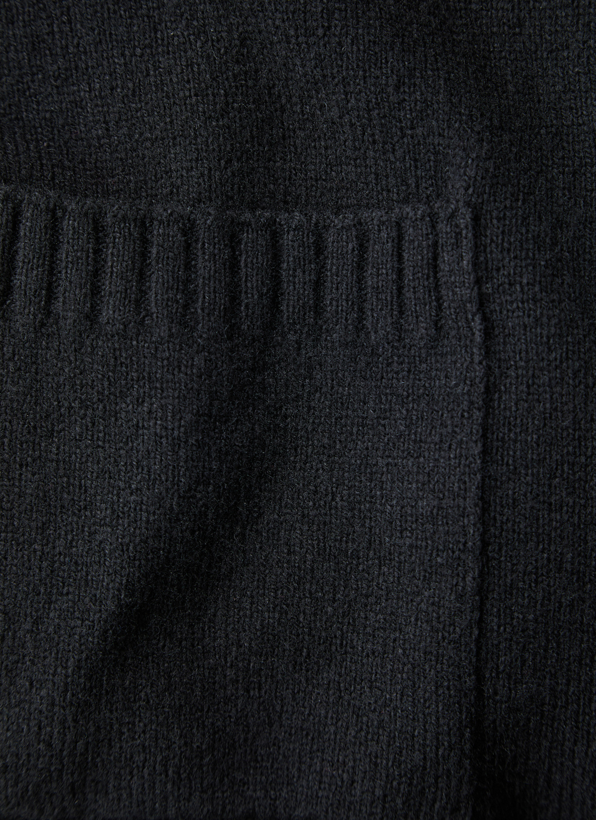 Strickjacke Schalkragen 1/1 Arm, Black 