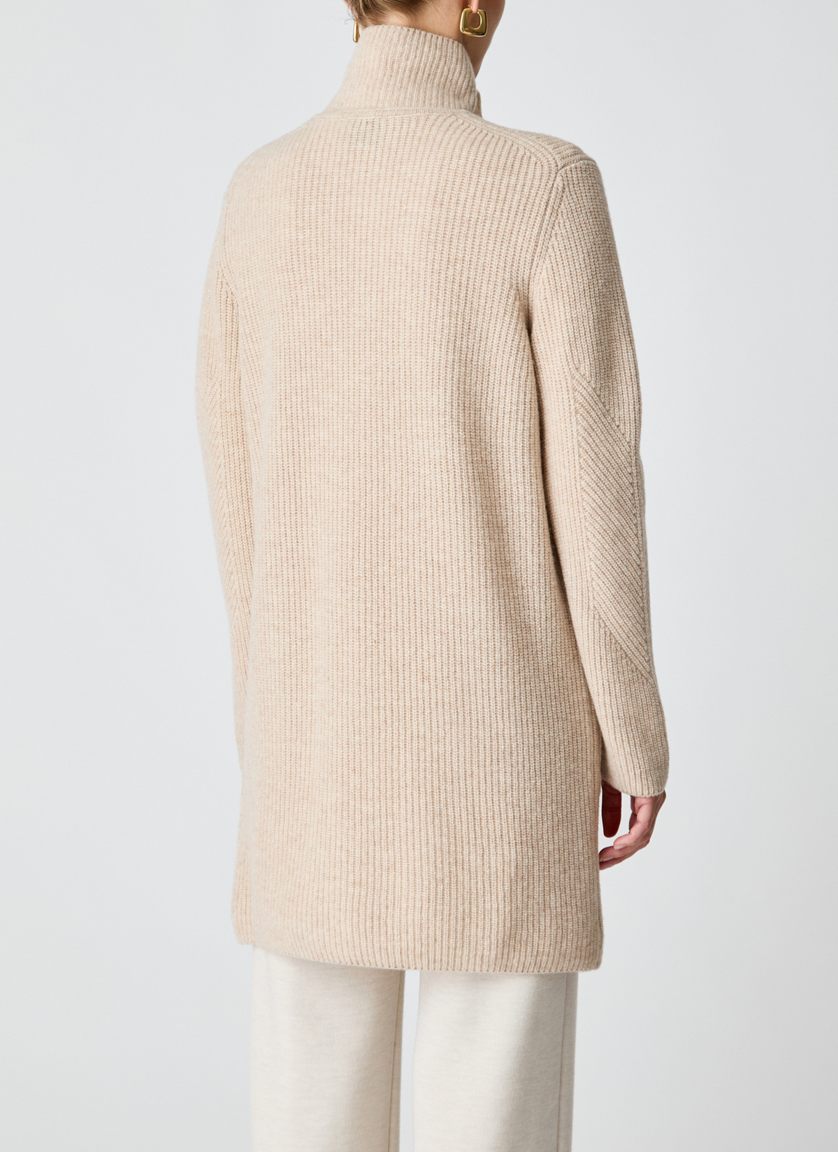 Strickjacke 1/1 Arm, British Tea Rückansicht