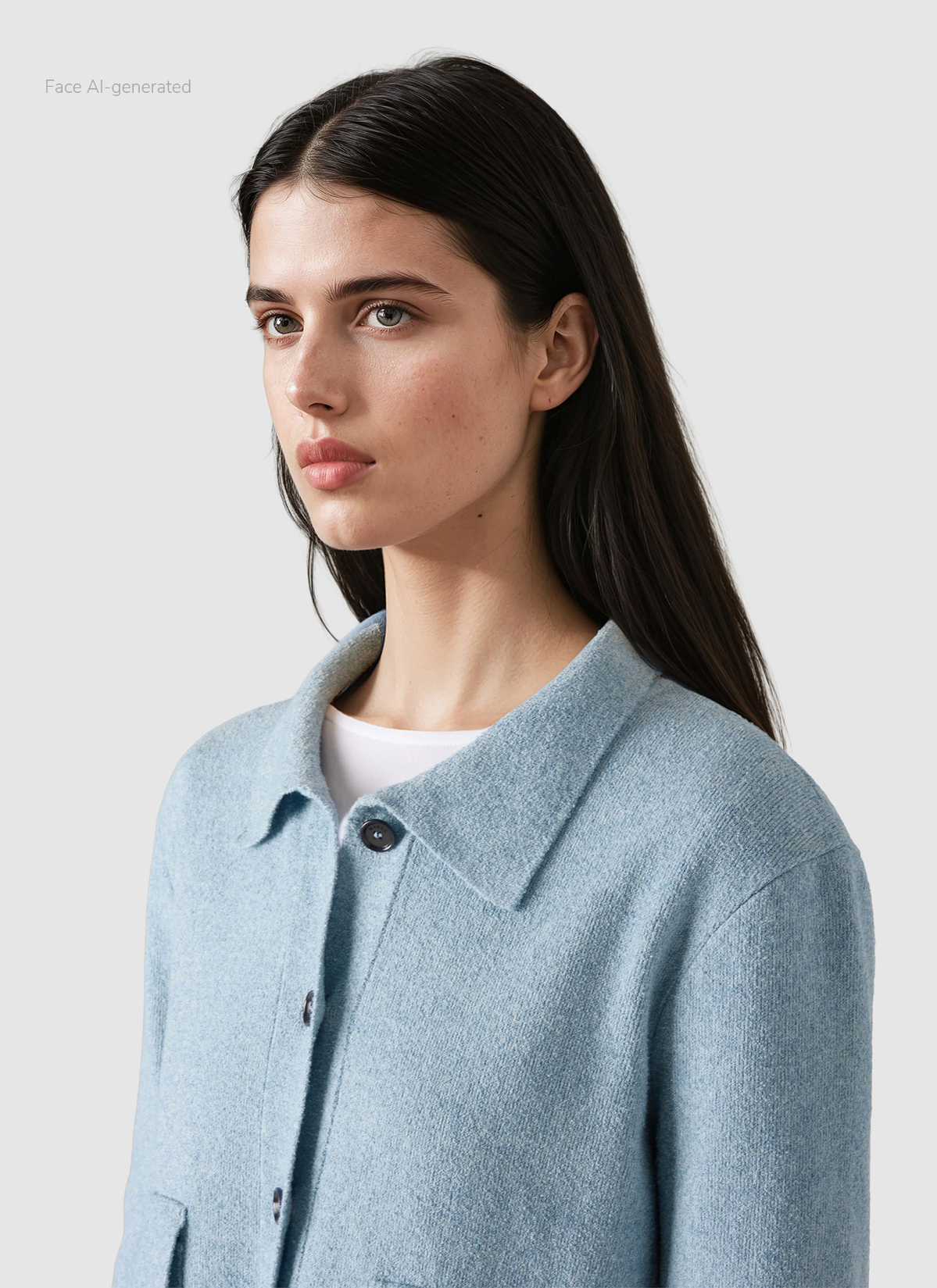 Strickjacke 1/1 Arm, Endless Sky Detailansicht 1