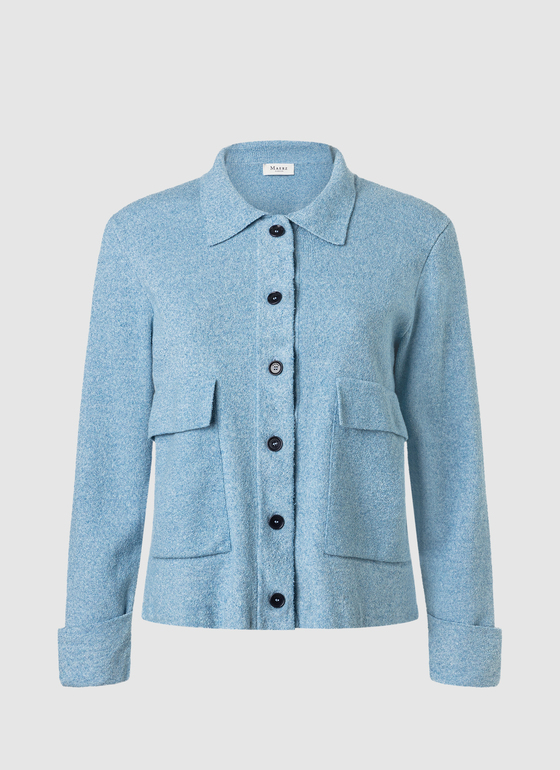 Strickjacke 1/1 Arm Endless Sky Frontansicht