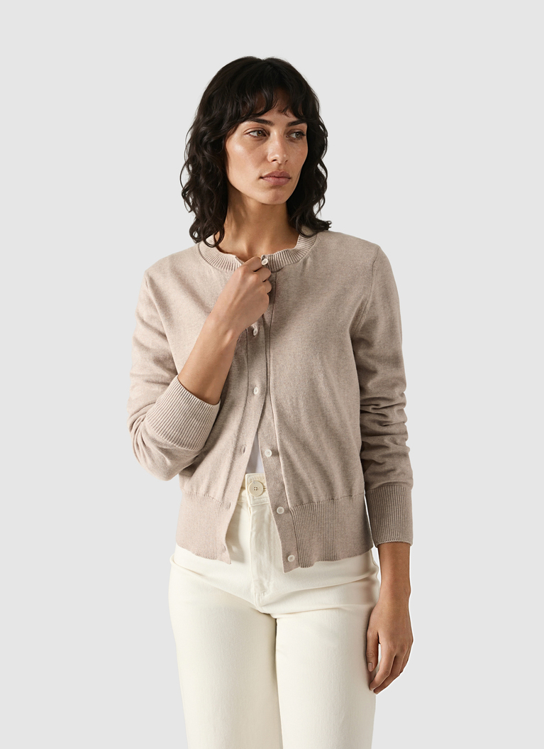 StrickjackeFrench Oak Frontansicht