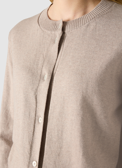 Strickjacke Schalkragen 1/1 Arm width=