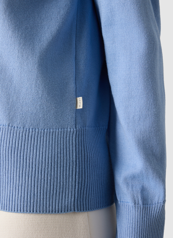 Strickjacke Schalkragen 1/1 Arm Endless Sky Frontansicht