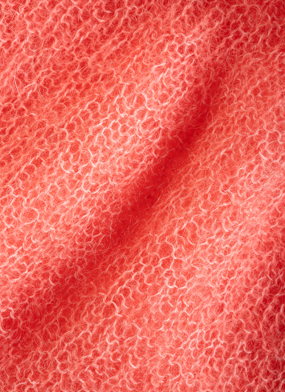 Strickjacke Knopf 1/1 Arm Flamingo Frontansicht