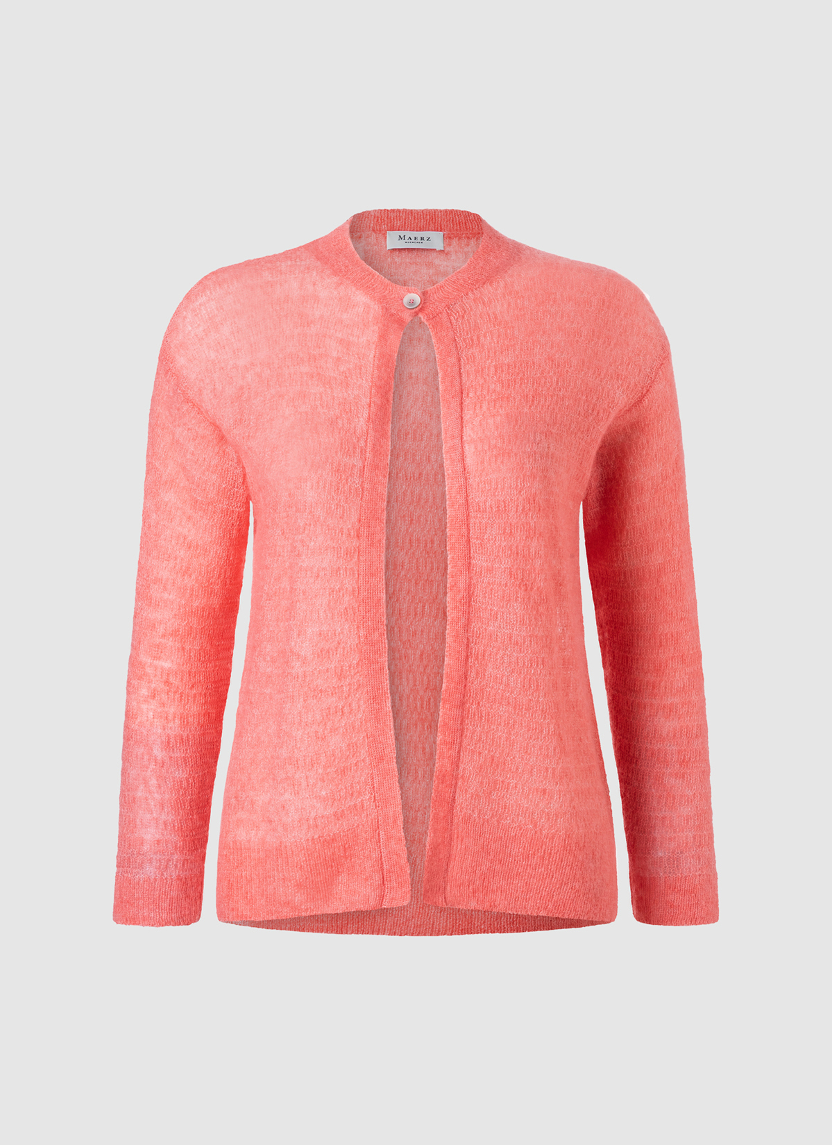 Strickjacke Knopf 1/1 Arm, Flamingo