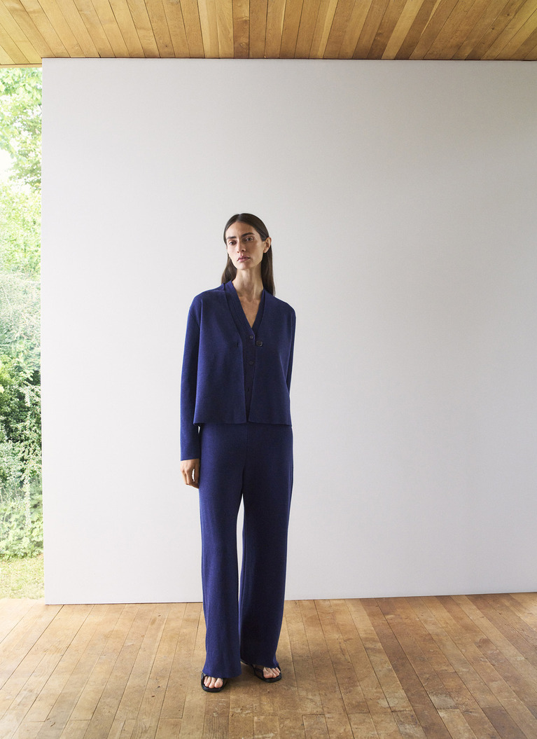 StrickjackeMidnight Sail Frontansicht