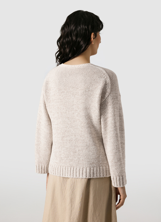 Strickjacke lang French Oak Frontansicht