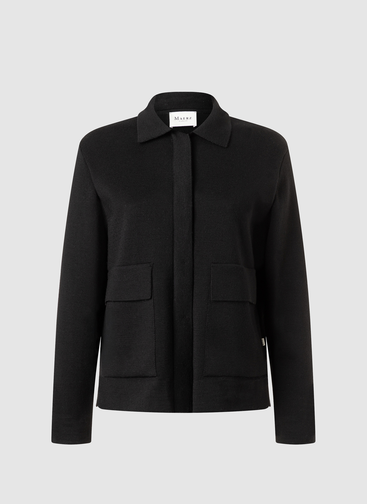 Strickjacke lang, Black 