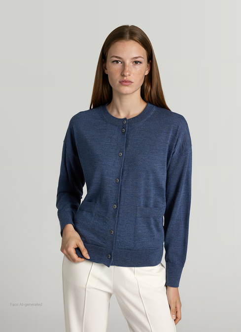 Strick Cardigan 1/1 Arm width=