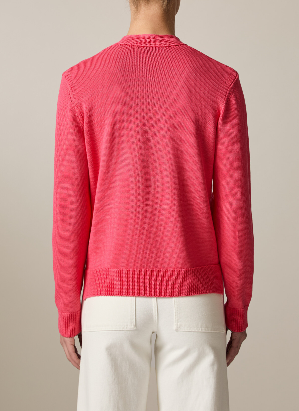 Strickjacke 1/1 Arm, Hibiscus Rückansicht