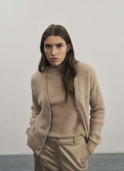 Strick Cardigan 1/1 Arm width=