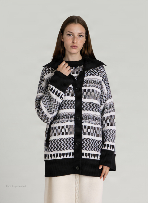Strickjacke 1/1 Arm width=