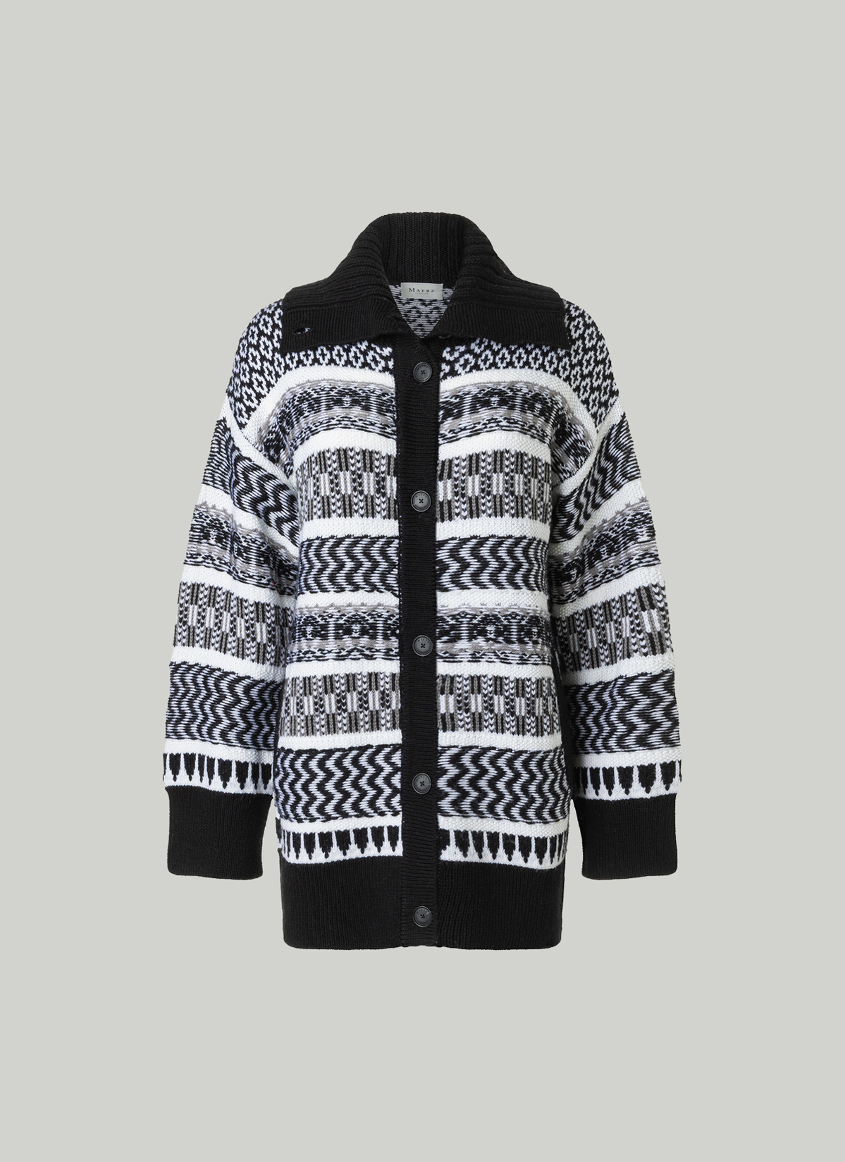 Strickjacke 1/1 Arm, Black
