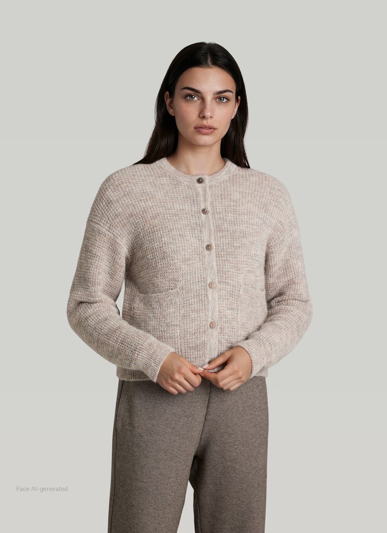 StrickjackeAutumn Stone Frontansicht