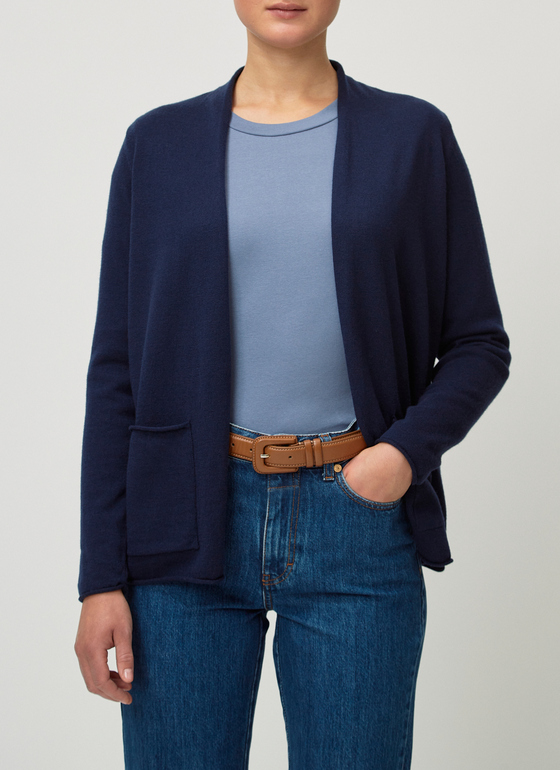 Strickjacke 1/1 Arm, 3/4 Arm Bright Night Frontansicht