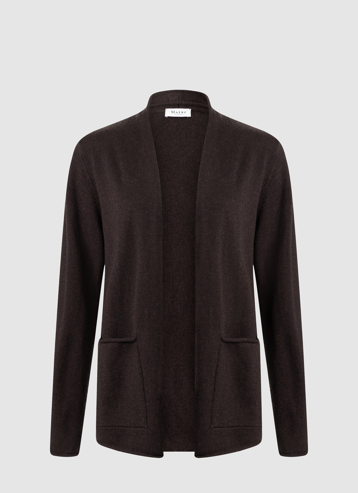 Strickjacke 1/1 Arm, Dark Espresso 