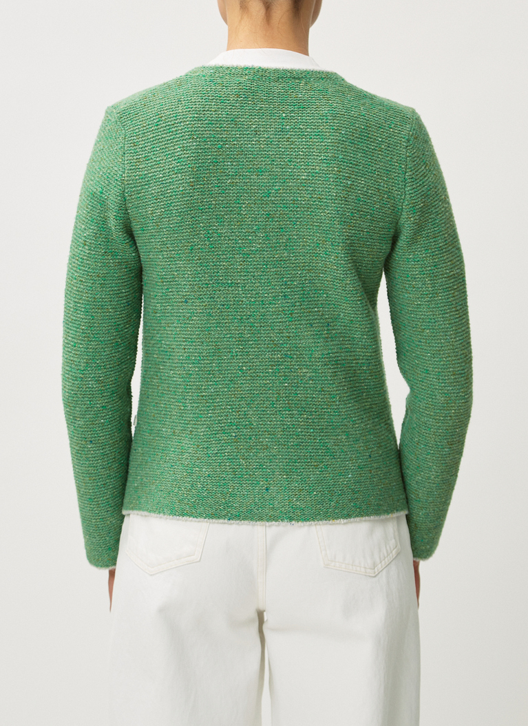 Strickjacke 1/1 Arm, Green Mint Rückansicht