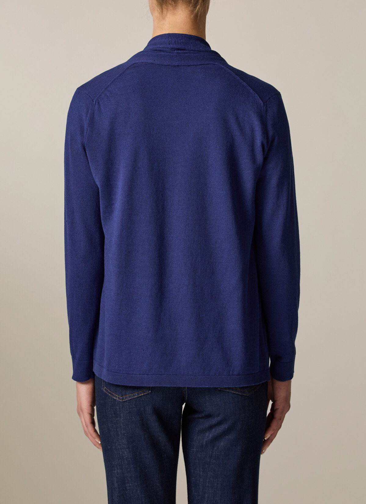 Cardigan, Mystic Blue Rückansicht