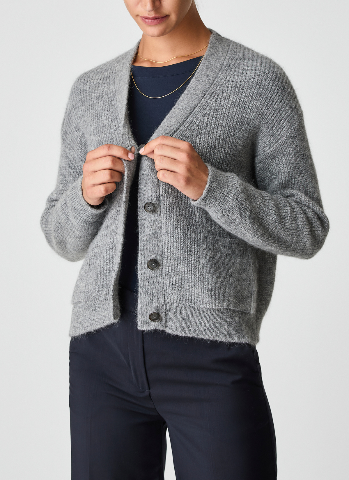 Jacke, Granite Grey Frontansicht