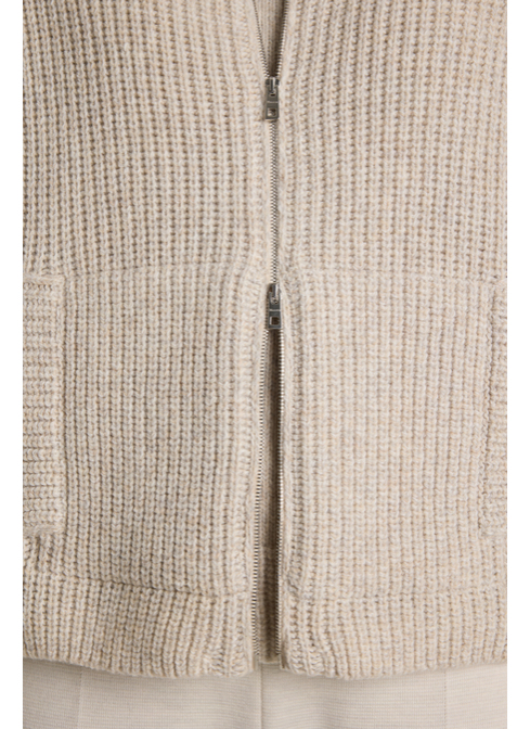 Strickjacke Zip 1/1 Arm width=