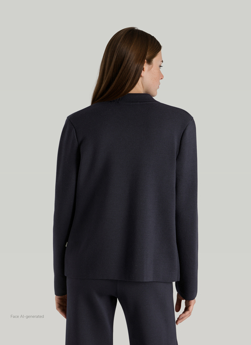 Strickjacke lang width=