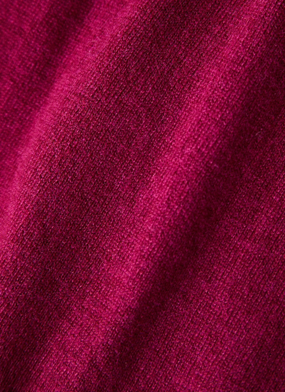 Strickjacke Knopf 1/1 Arm Bordeaux Frontansicht