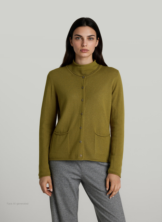 Strickjacke 1/1 Arm Autumn Forest Frontansicht