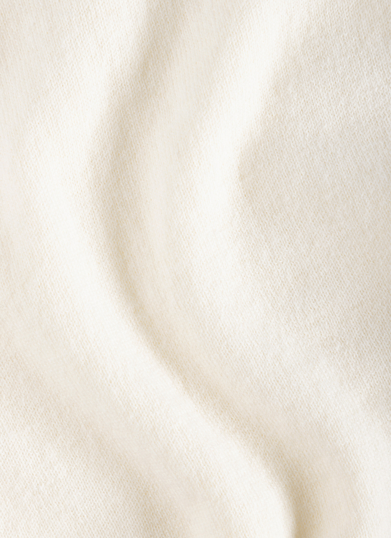 Strickjacke 1/1 Arm New White Frontansicht