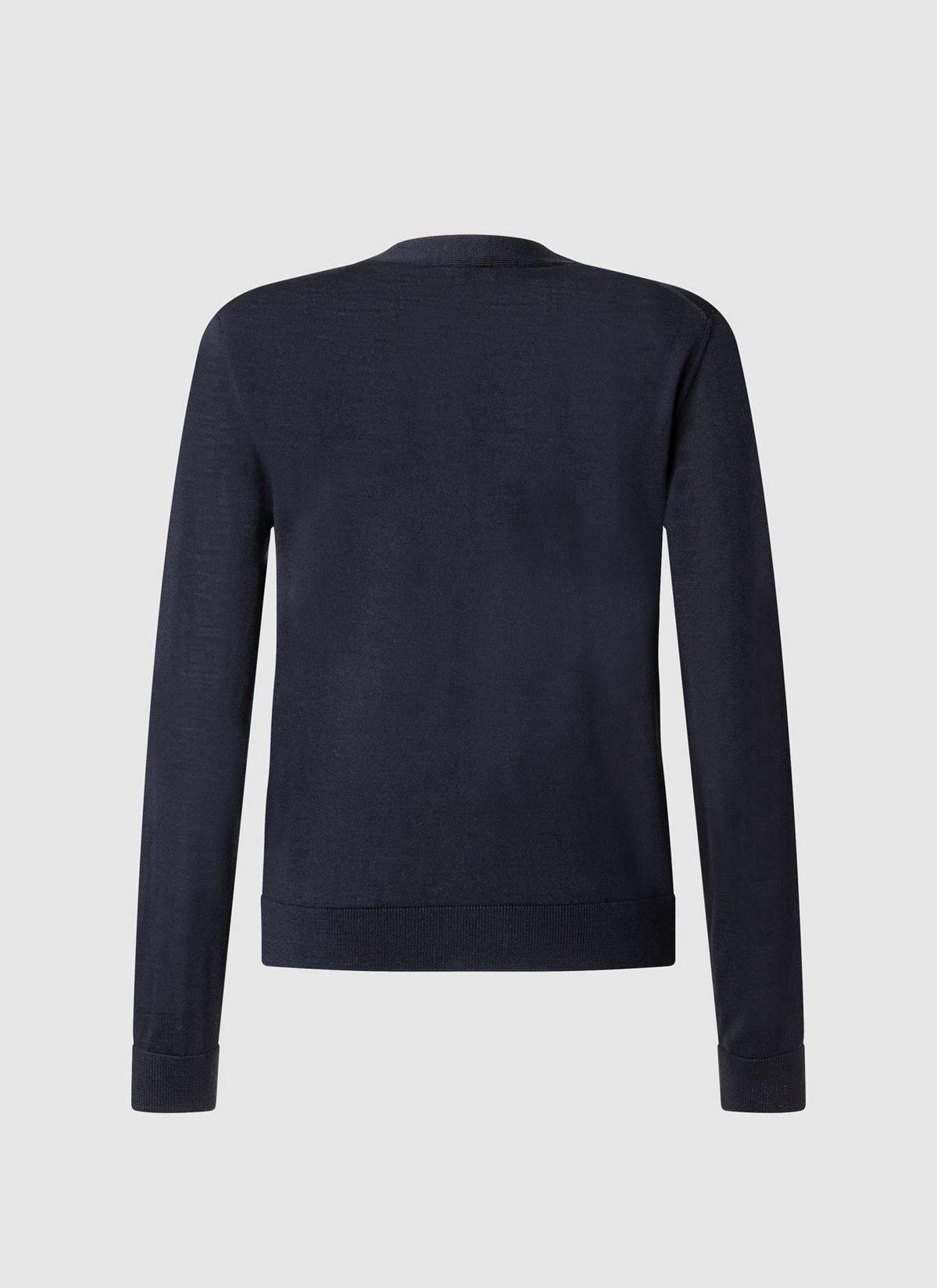 Strickjacke 1/1 Arm, Navy Rückansicht