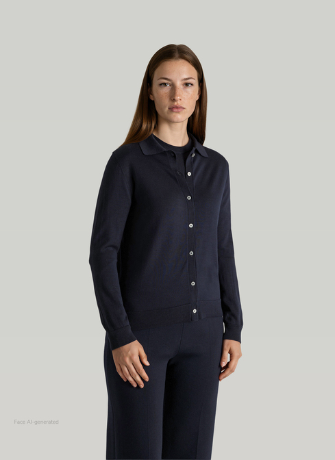 Strickjacke Knopf 1/1 Arm width=
