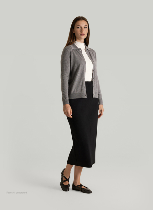 Strickjacke Knopf 1/1 Arm width=