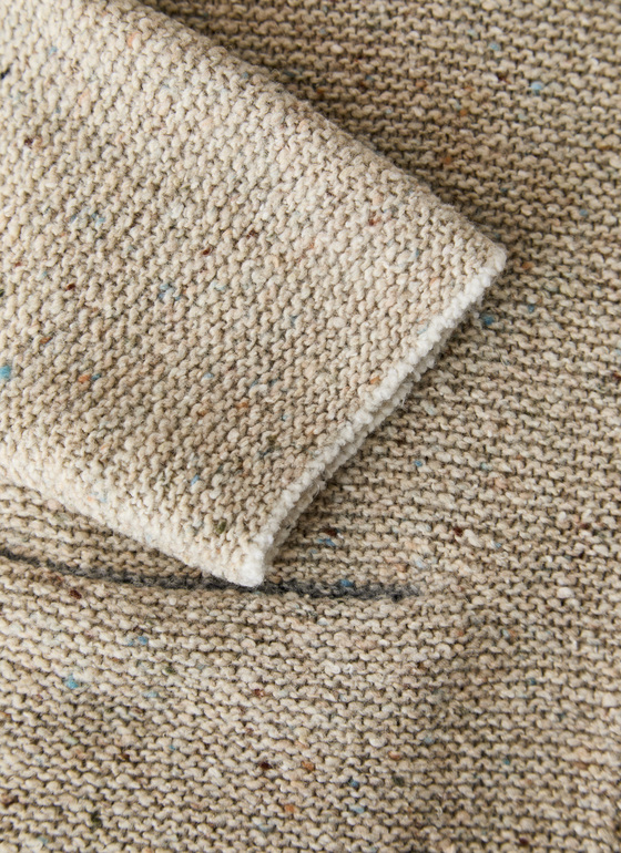 Strickjacke Knopf 1/1 Arm Pearl Frontansicht
