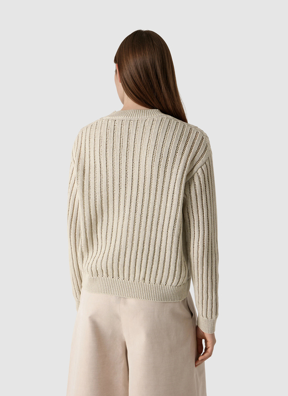 Strick Cardigan 1/1 Arm Beach Frontansicht