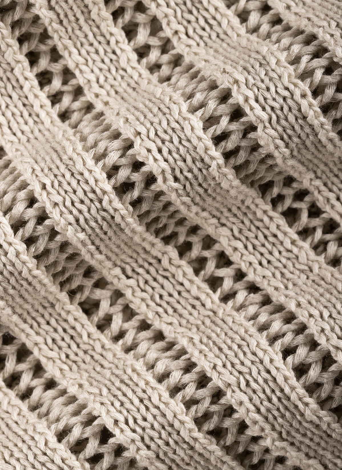 Strick Cardigan 1/1 Arm, Beach 