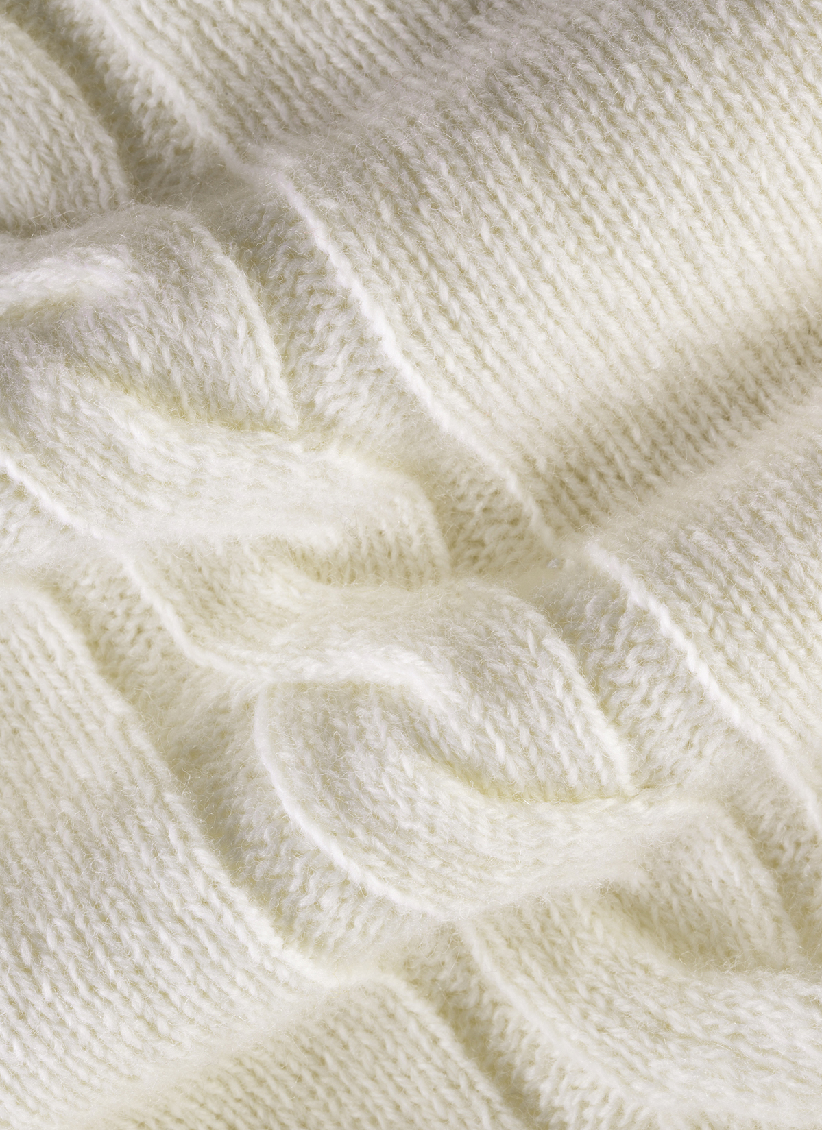Strickjacke 1/1 Arm, New White