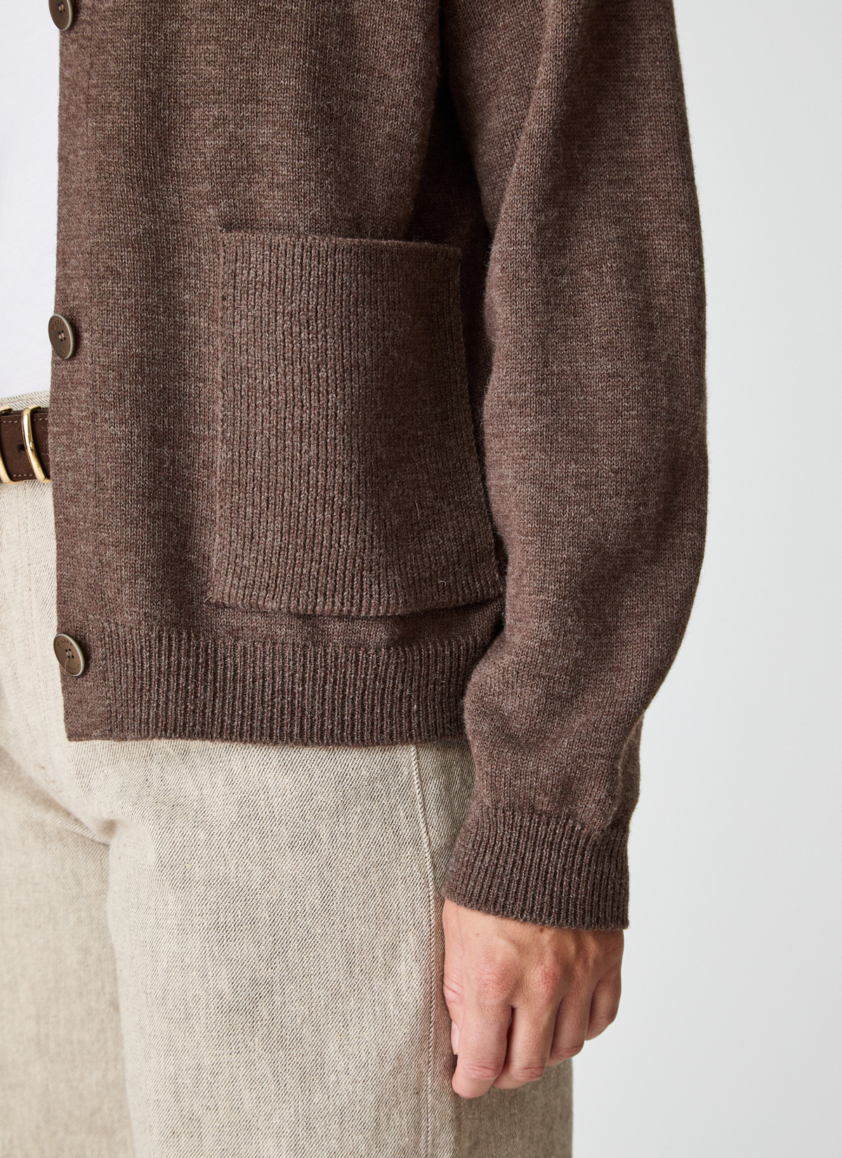 Strickjacke, Hardwood Detailansicht 2