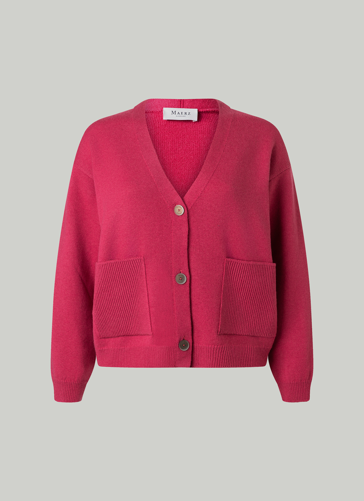 Strickjacke, Peony Red