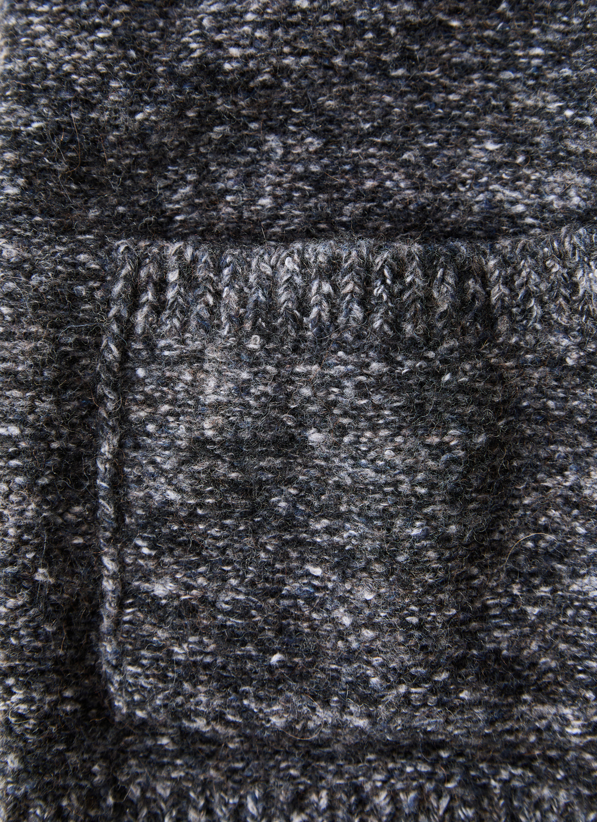 Strickjacke 1/1 Arm, Black 