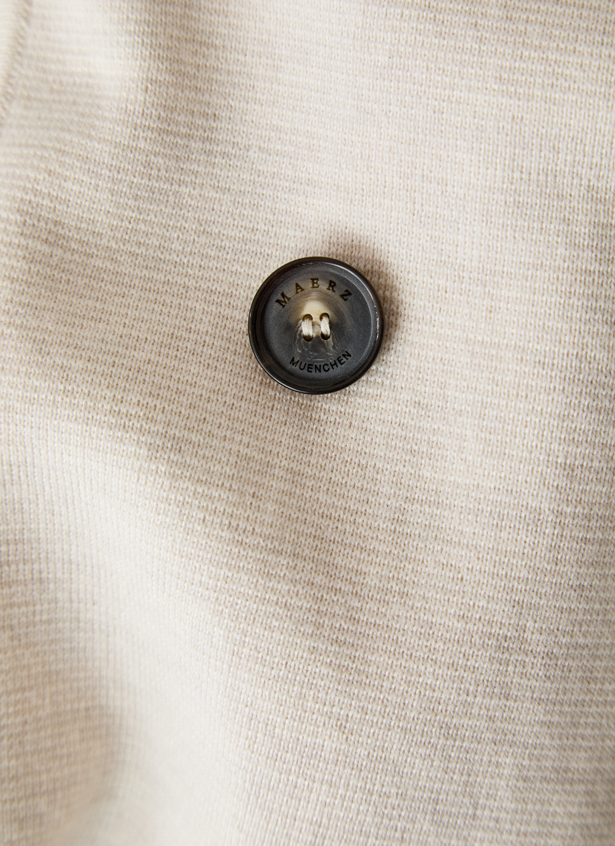 Strickjacke Knopf 1/1 Arm, Off White 