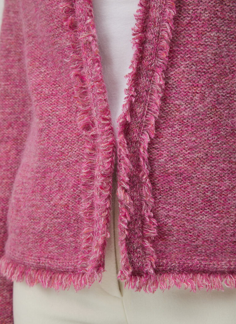 Strickjacke 1/1 Arm, Classic Orchid Detailansicht 2