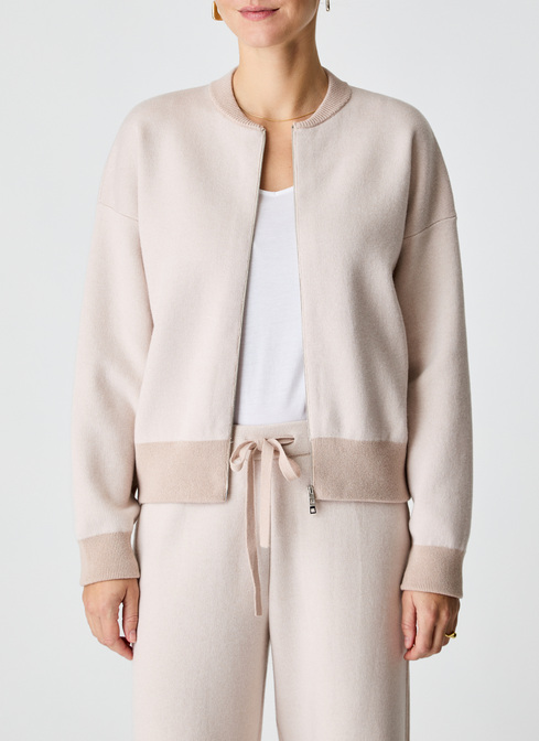 Strickjacke Zip 1/1 Arm width=