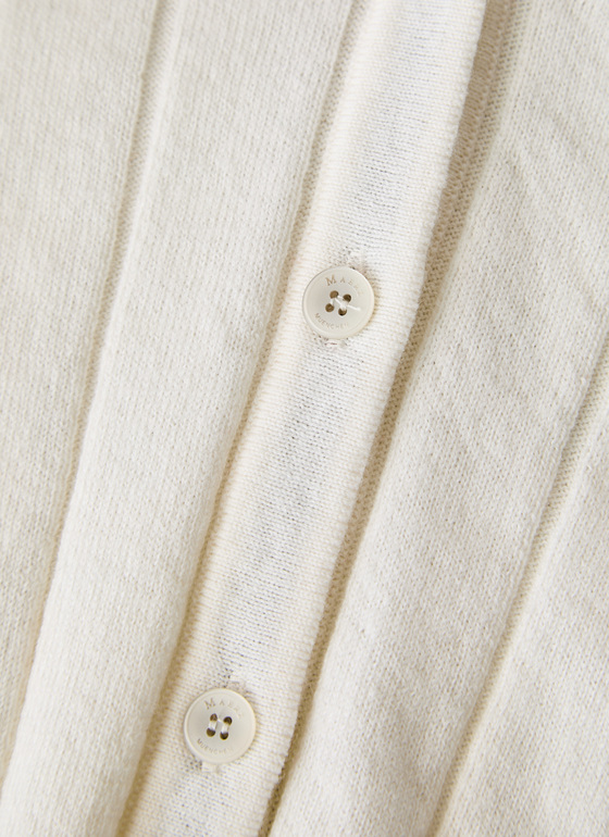 Strickjacke Knopf 1/1 Arm Vanilla Ice Frontansicht