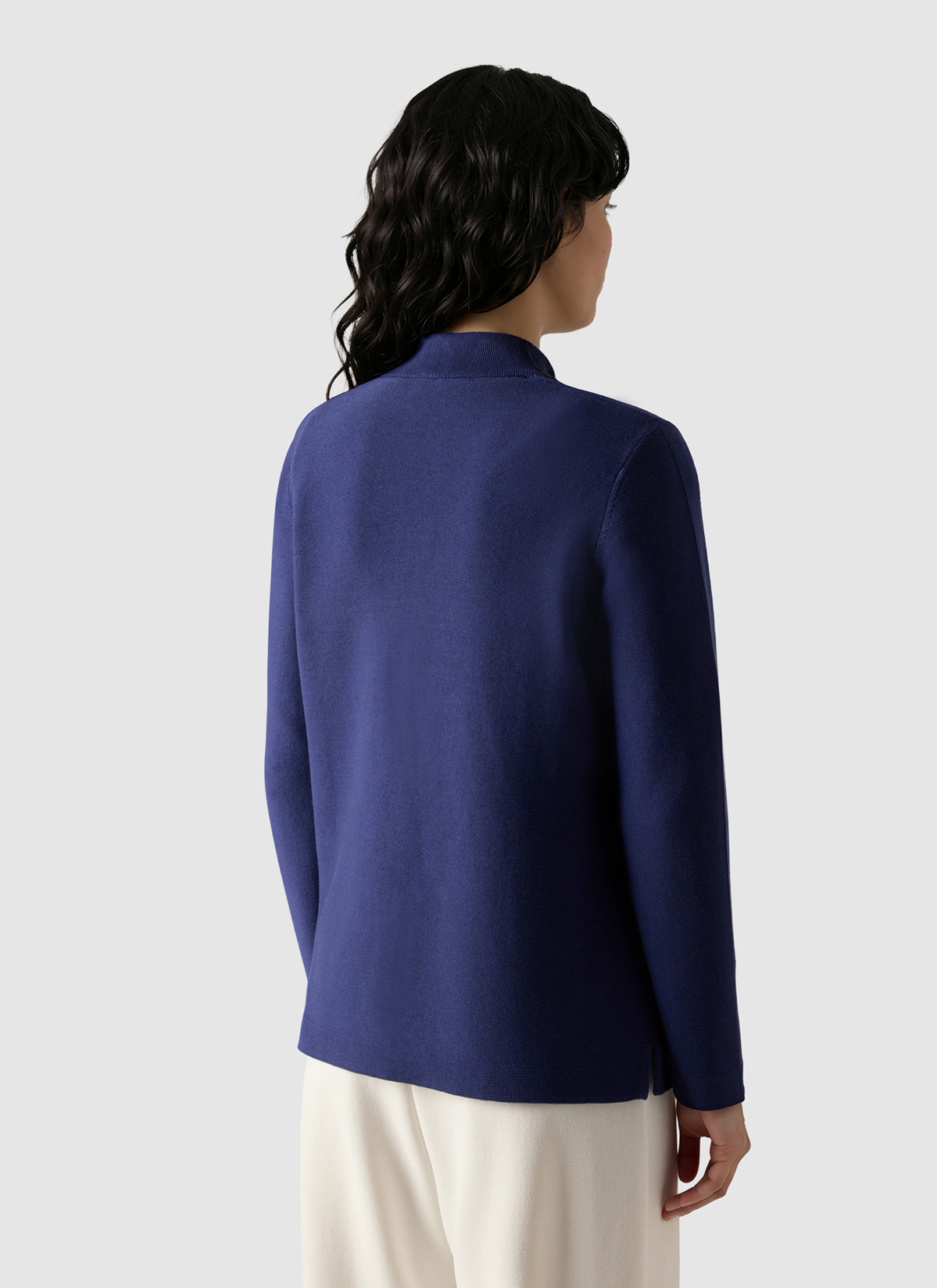 Strickjacke 1/1 Arm, Midnight Sail Rückansicht