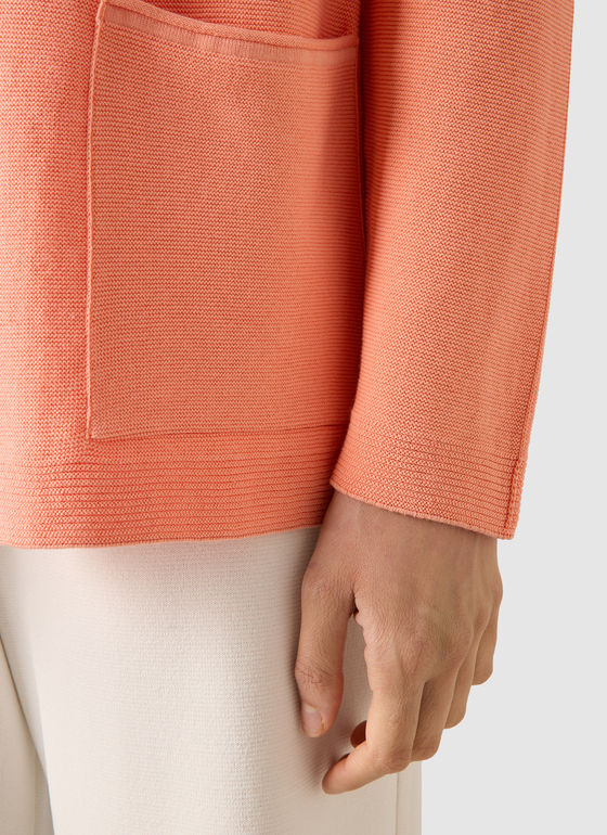 Strickjacke 1/1 Arm Coral Reef Frontansicht