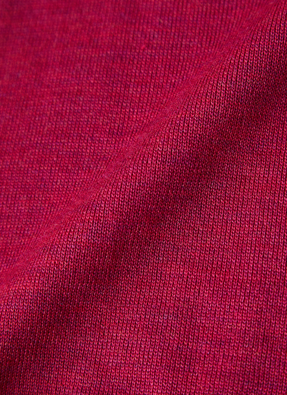 Pullover V-Ausschnitt 1/1 Arm Shocking Pink Frontansicht