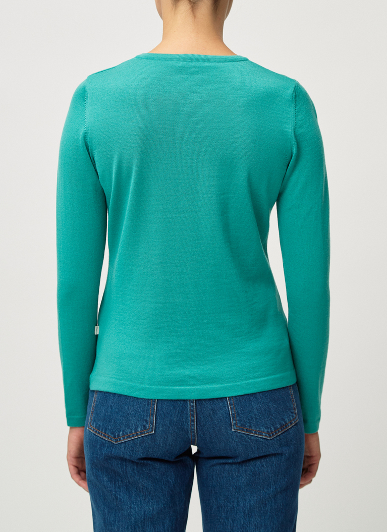 Pullover Rundhals 1/1 Arm, Herbal Candy Rückansicht