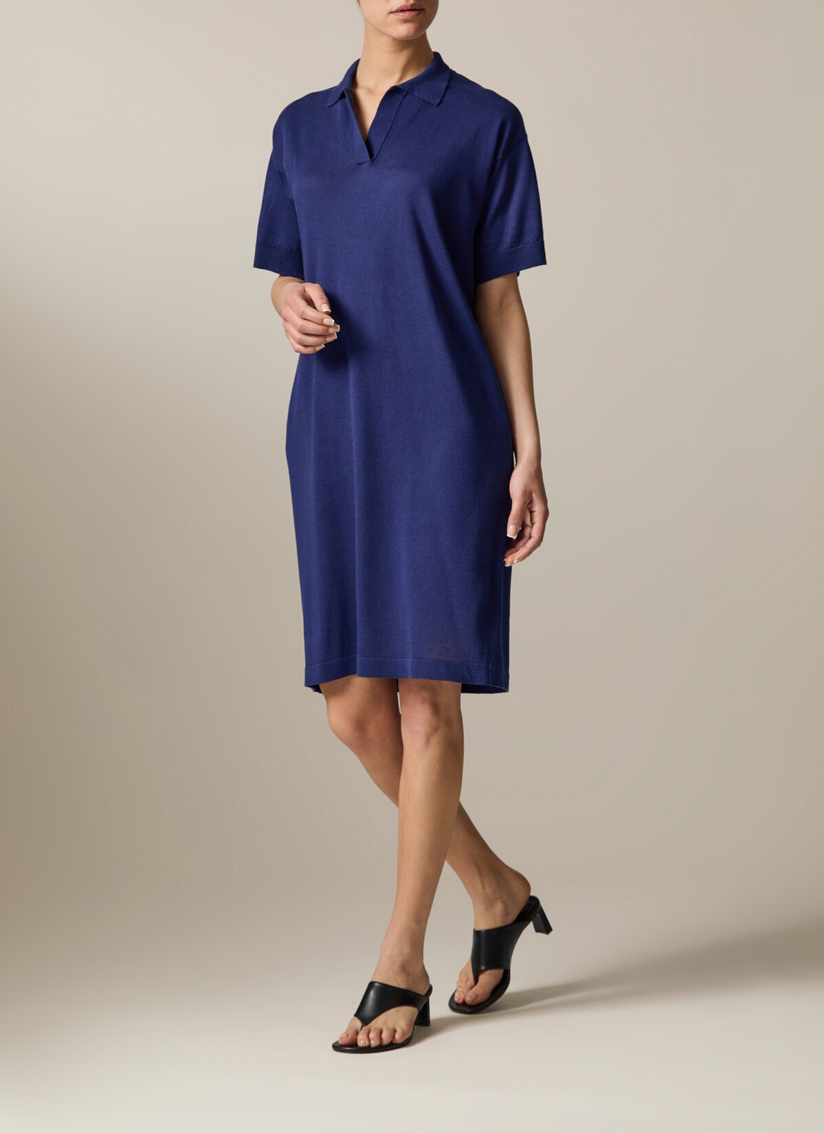Kleid, Mystic Blue Frontansicht
