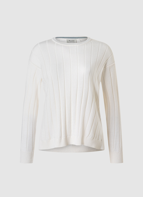 Pullover Rundhals 1/1 Arm Vanilla Ice Frontansicht
