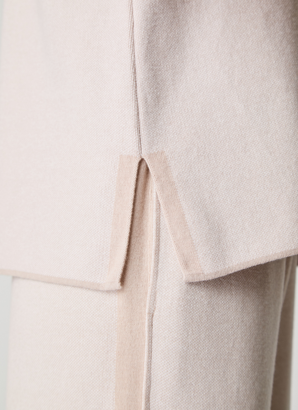 Pullover Rundhals 1/1 Arm, Sand Detailansicht 2